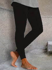 Women's Plus Flag & Cross Print Leggings