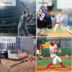 Aluminum Alloy Baseball Bat Lightweight Softball Practice Equipment With Bag