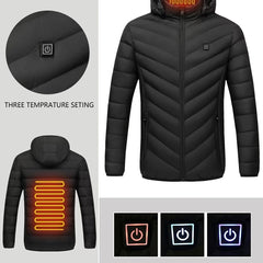 Men's USB Heating Lightweight Softshell Jacket For Fall Winter