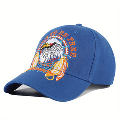 Embroidered Eagle Truck Hat Adjustable Sun Protection Baseball Cap