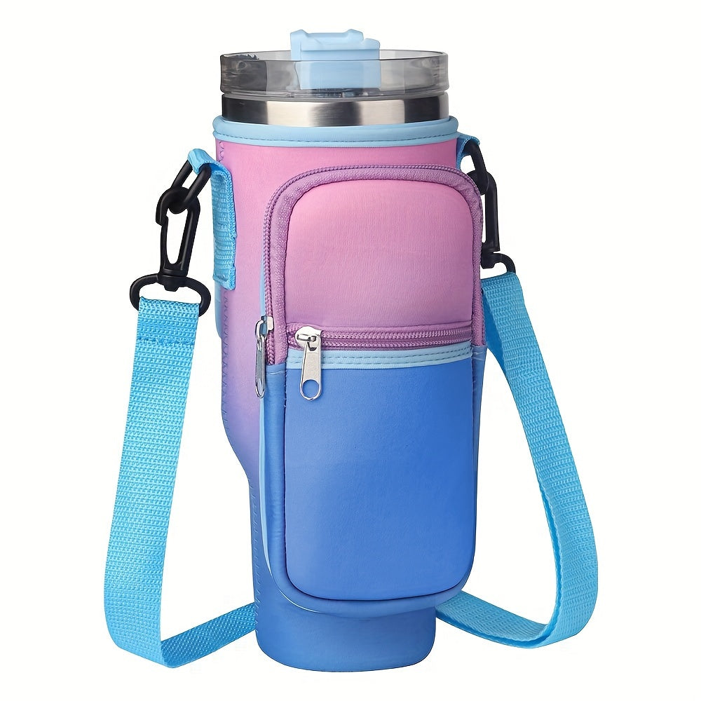 Portable Cup Insulated Holder With Strap for 40oz Handle Cup