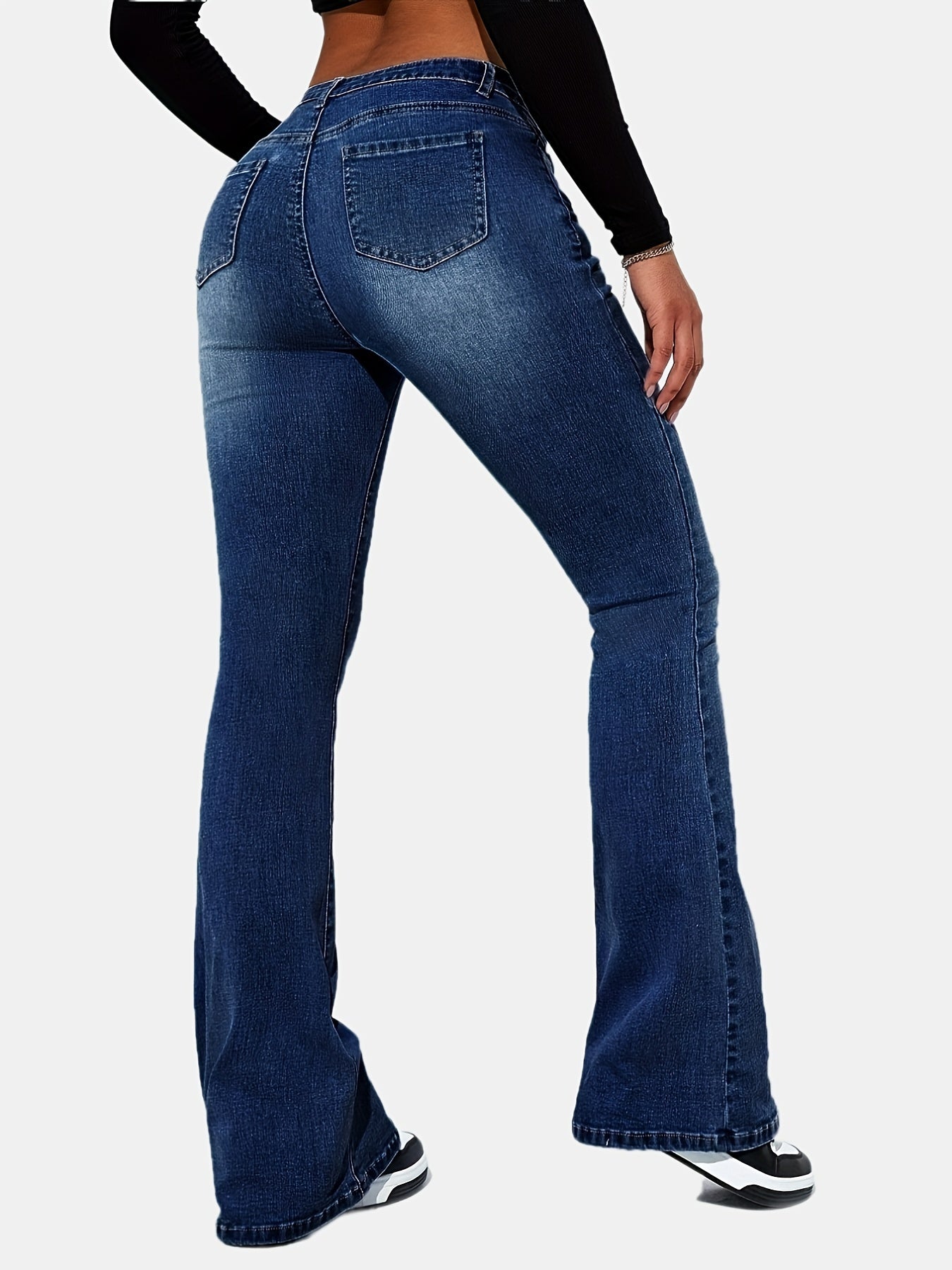Curvy High Waist Bootcut Flare Jeans