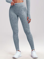 High Waist Skinny Leggings Stretchy Casual Every Solid