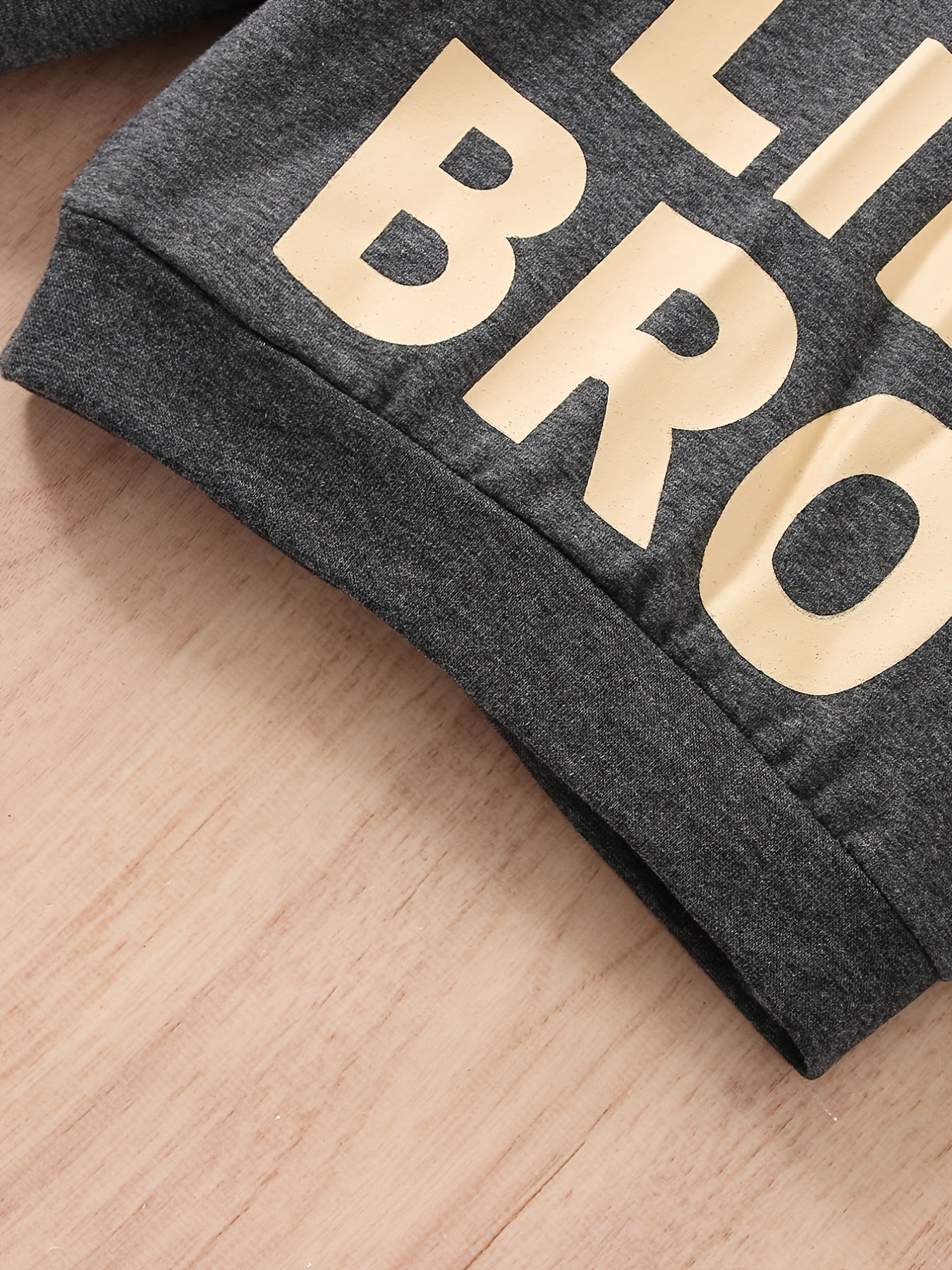 Baby Boys LiLBRO Print Active Pullover Sweatshirt Long Sleeve Crew Neck