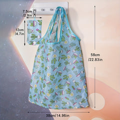 1pc Flamingo Reusable Grocery Bags Portable Folding Shopping