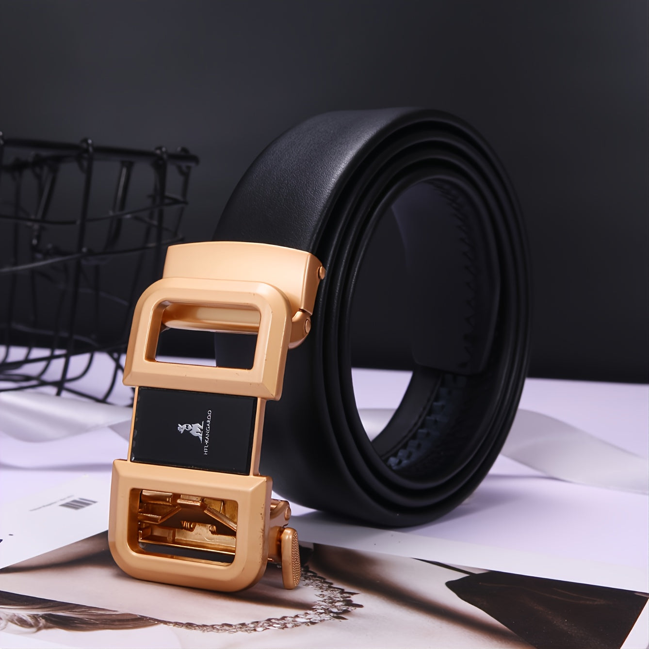 Men's Auto Buckle Belts - Fashionable & Convenient