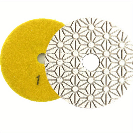 3pcs 10-16 Cm 3 Step Polishing Pads Diamond for Marble Granite Ceramic Tile