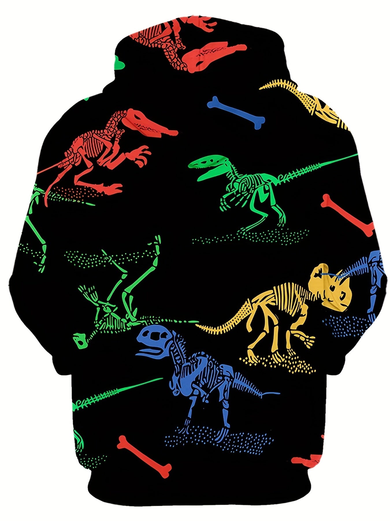 Colorful Dinosaur Boys Hoodie Spring Fall Sweatshirt
