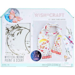 Scarf Craft Kit 5ft Scarf with Moon Flower and Star Patterns Perfect for Holiday