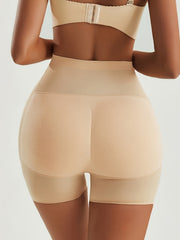 High Waist Padded Boyshort Panties Seamless Control Underwear