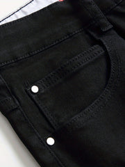 Men's Ripped Jeans Casual Street Style Straight Leg Denim Pants