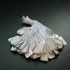 100pcs Writable String Tags for Pricing, Gift, Jewelry, Clothing, Yard Supplies