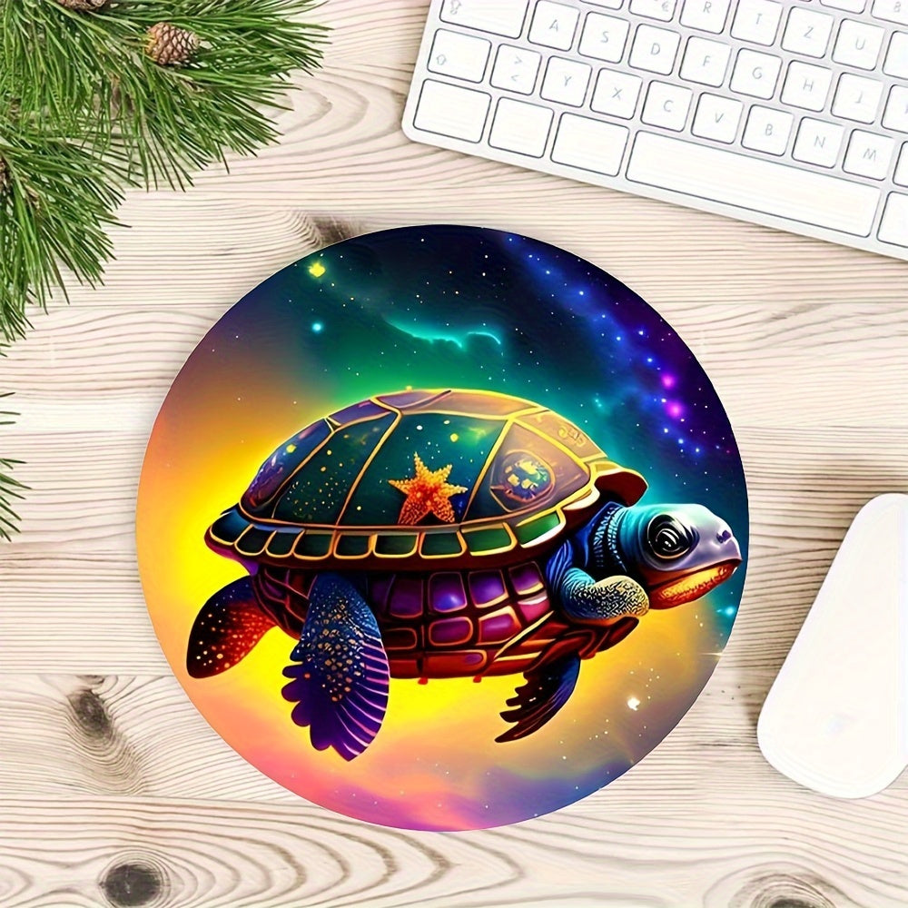 Cute Cartoon Turtle Mouse Pad - Non Slip Rubber - Waterproof