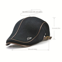 Men's Warm Knitted Beret for Fall and Winter