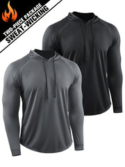 Men's Quick-drying Compression Hoodie Outdoor Sports Top