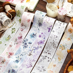 Flower And Poetry Series Fresh Flowers Journal DIY Recyclable Stickers