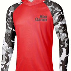 Men's Camo UPF 50 Sun Protection Hoodie Long Sleeve Quick Dry Top