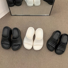 Women's Solid Sports Sandals Soft Comfortable Open Toe Shoes