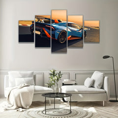 Sports Car Canvas Wall Arts Living Room Decor Modern Racing Car Pictures