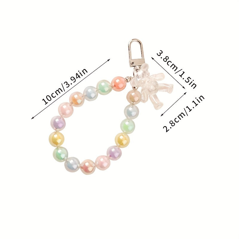 Colorful Bear Key Chain Phone Chain For Girls