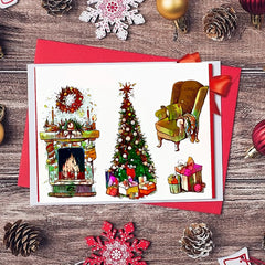 Christmas Halloween Gift Stamp For Card Making DIY Decoration