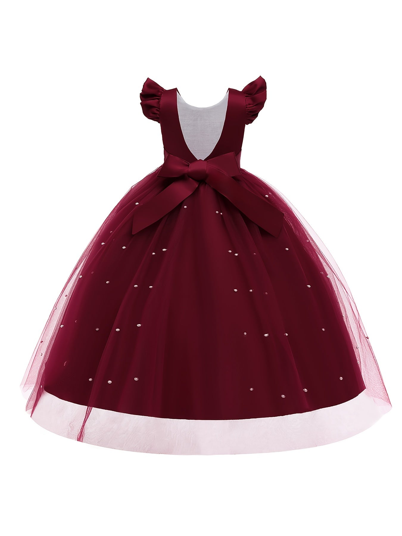 Ruffled Sleeves Princess Dress for Girls