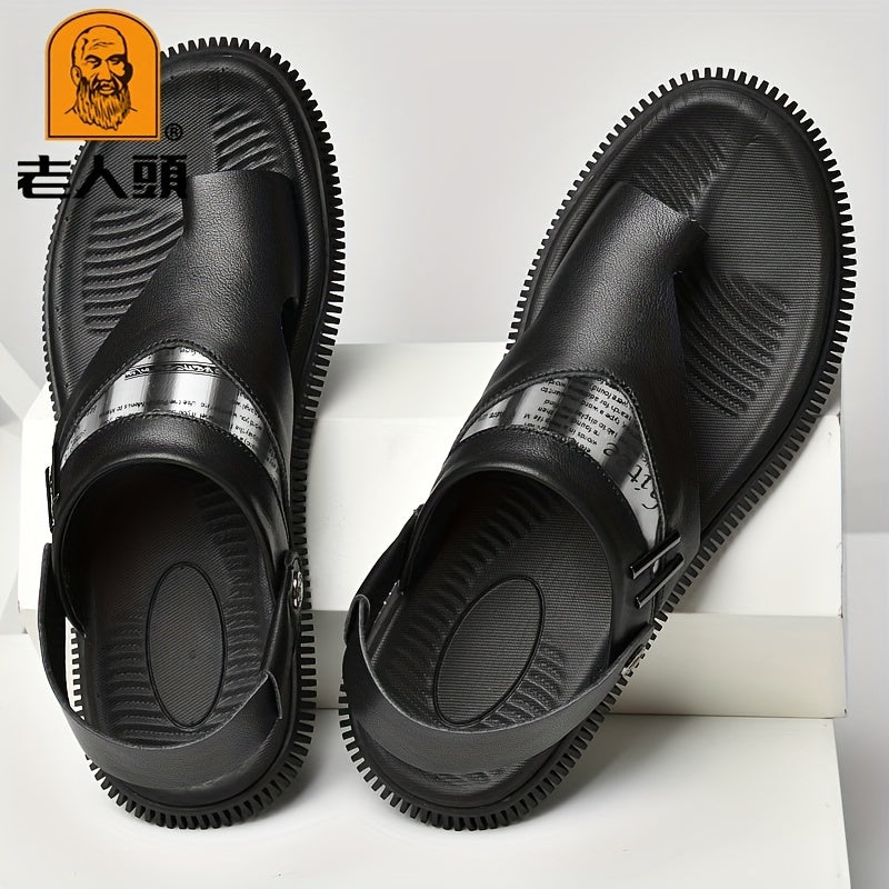 LAORENTOU Men's Wear-resistant Sandals Quick Drying Comfy Slides