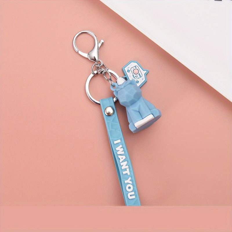 Geometric Animal Keychain for Bags - Perfect Holiday Gift