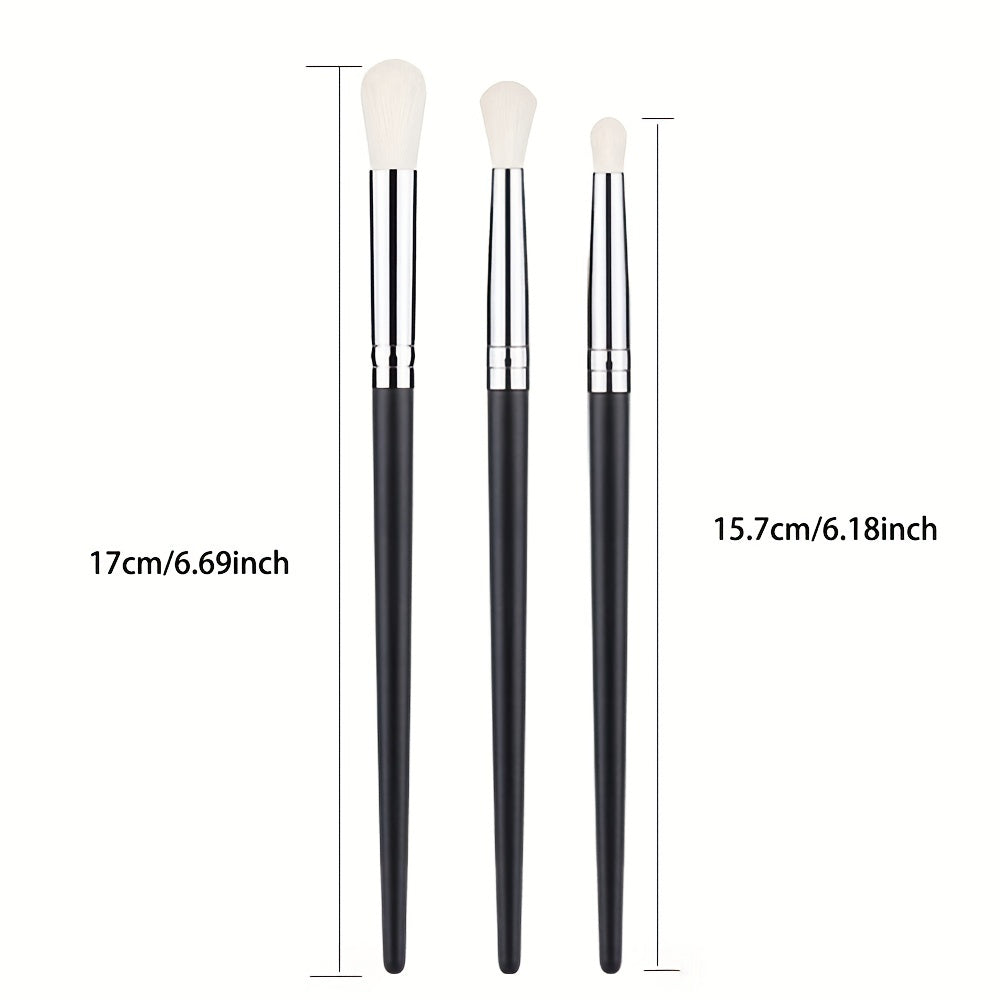 3pcs Eyeshadow Brush Makeup Brush Set Eye Brush Nose Shadow Brush