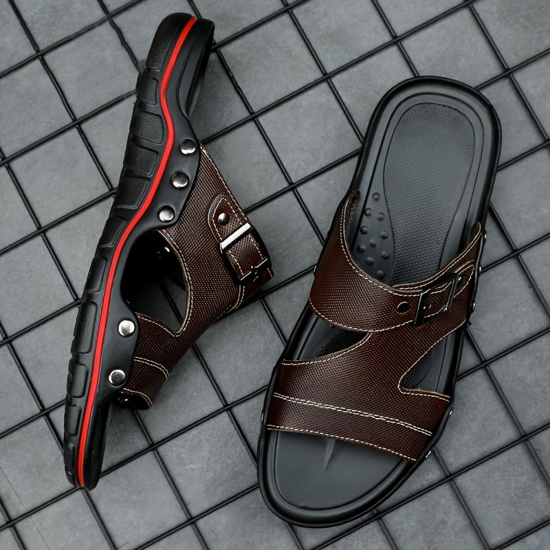 Men's Lightweight Slides Casual Slippers Comfortable House Shoes