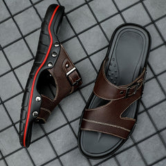 Men's Lightweight Slides Casual Slippers Comfortable House Shoes