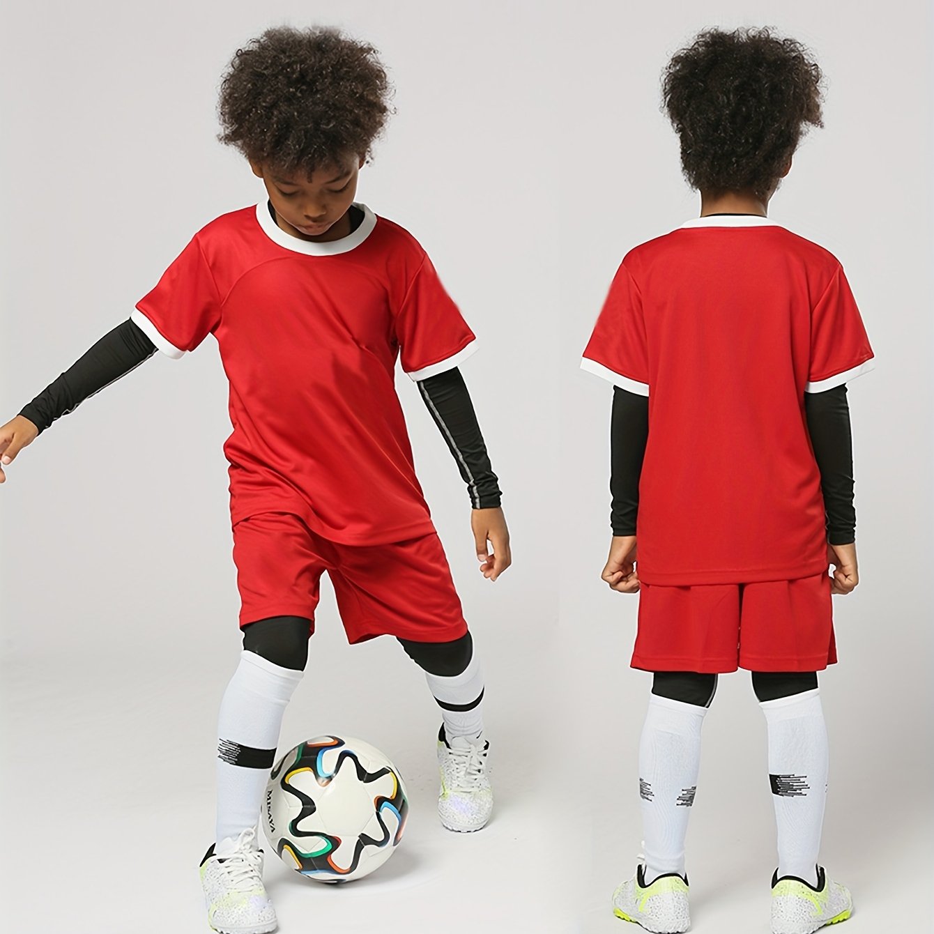 Kids Quick Dry Splicing Sportswear Set