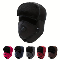 Men's Winter Warm Ear And Neck Protection Plus Velvet Hat