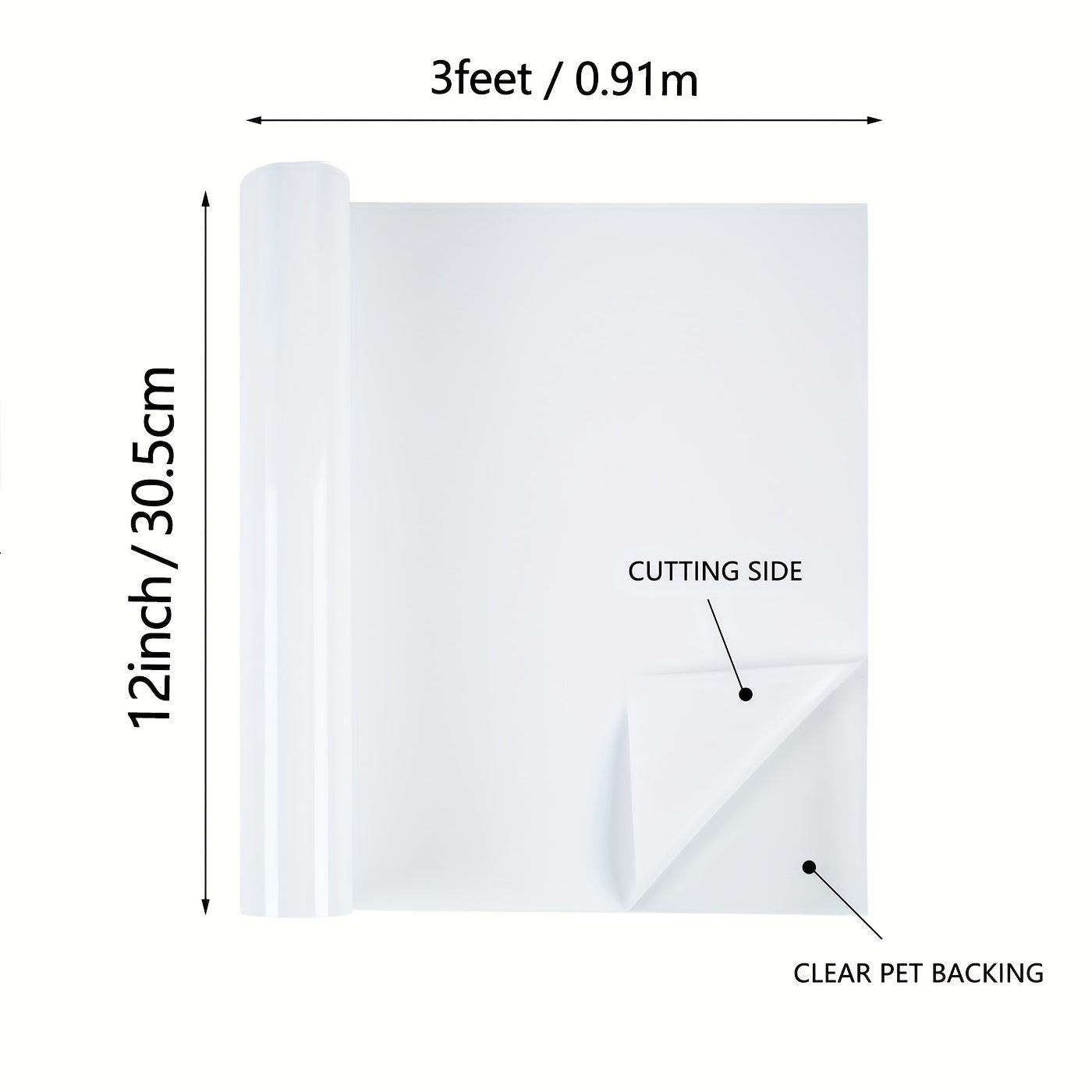 Guangyintong HTV Vinyl Roll - Easy to Cut & Weed - Permanent Vinyl