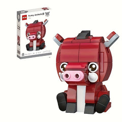 Animal Shaped Block Toys for Desktop Decoration, Birthdays, Christmas