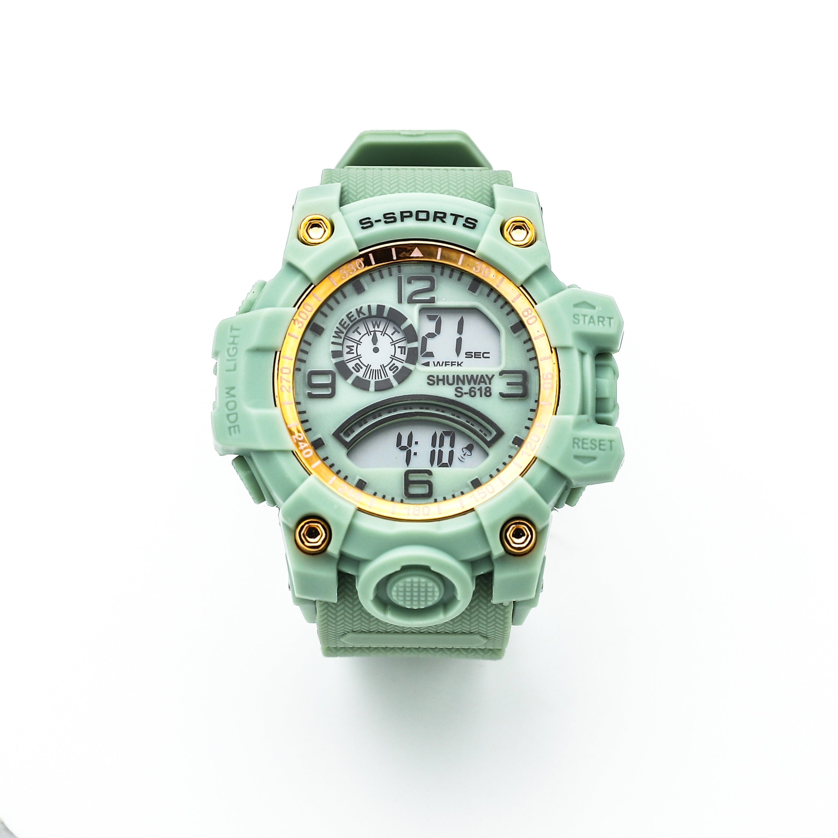 Unisex Military Watch Multifunction Waterproof Alarm Clock
