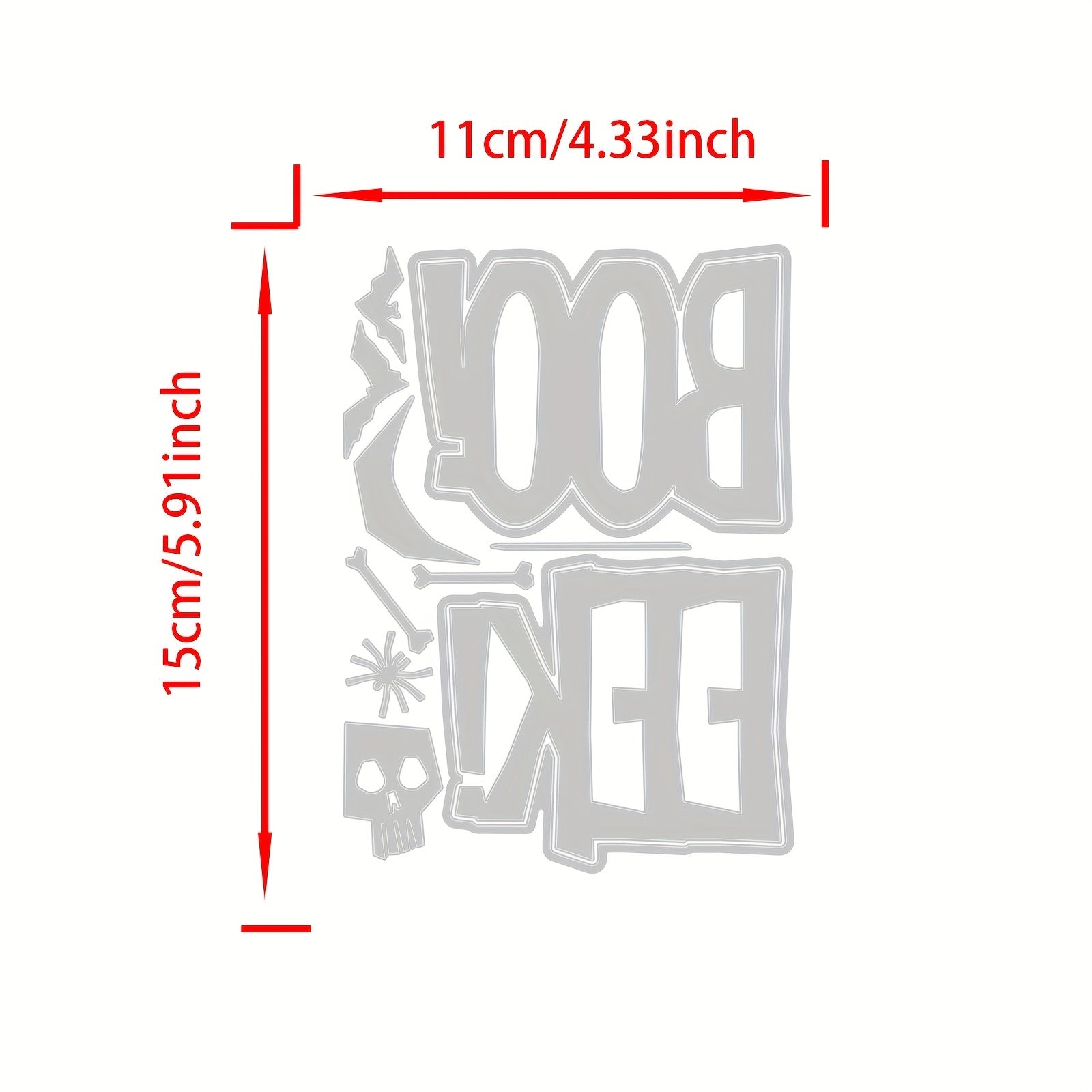 1pc Hallowmas Metal Cutting Dies Stencils DIY Scrapbook Card Craft Embossing