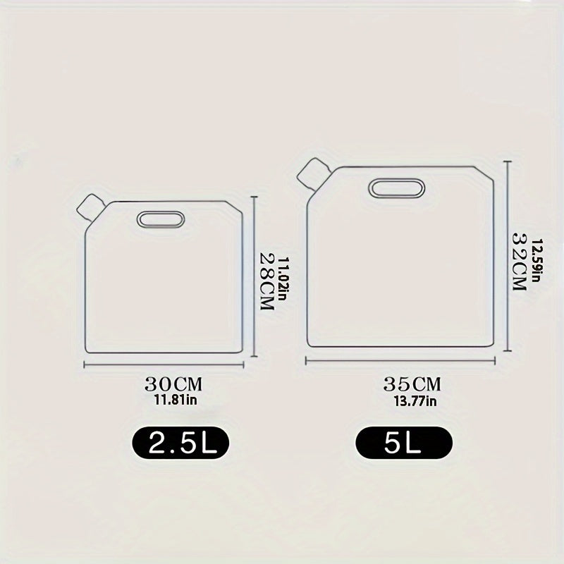 5L Foldable Water Bag Portable Container for Travel Camping Hiking