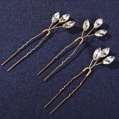 3pcs Cypsela Hairpin Bridal Head Jewelry U shaped Hairpin Wedding Head Accessori