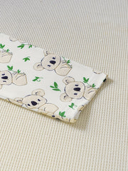2pcs Toddler Girls Bear Graphic Pajama Set Crew Neck Long Sleeve T Shirt & Pants