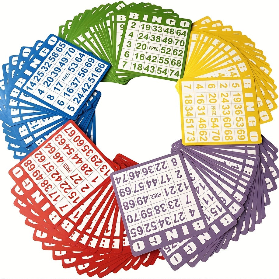 100 Bingo Game Cards for Bingo Games Party School Family Gathering