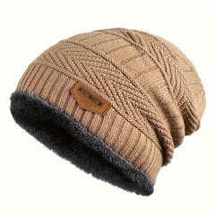 Unisex Winter Fleece Beanie Hat Thick Breathable Hat