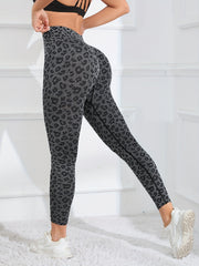 Leopard Print Yoga Tight Pants Women's Leggings
