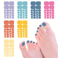 Sparkle Up Your Toes Waterproof Toenail Stickers Full Wraps