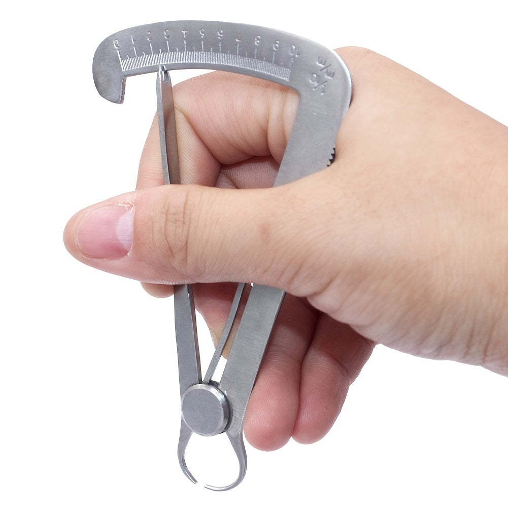 Stainless Steel Inner Caliper Jewelry & Dental Measuring Tool