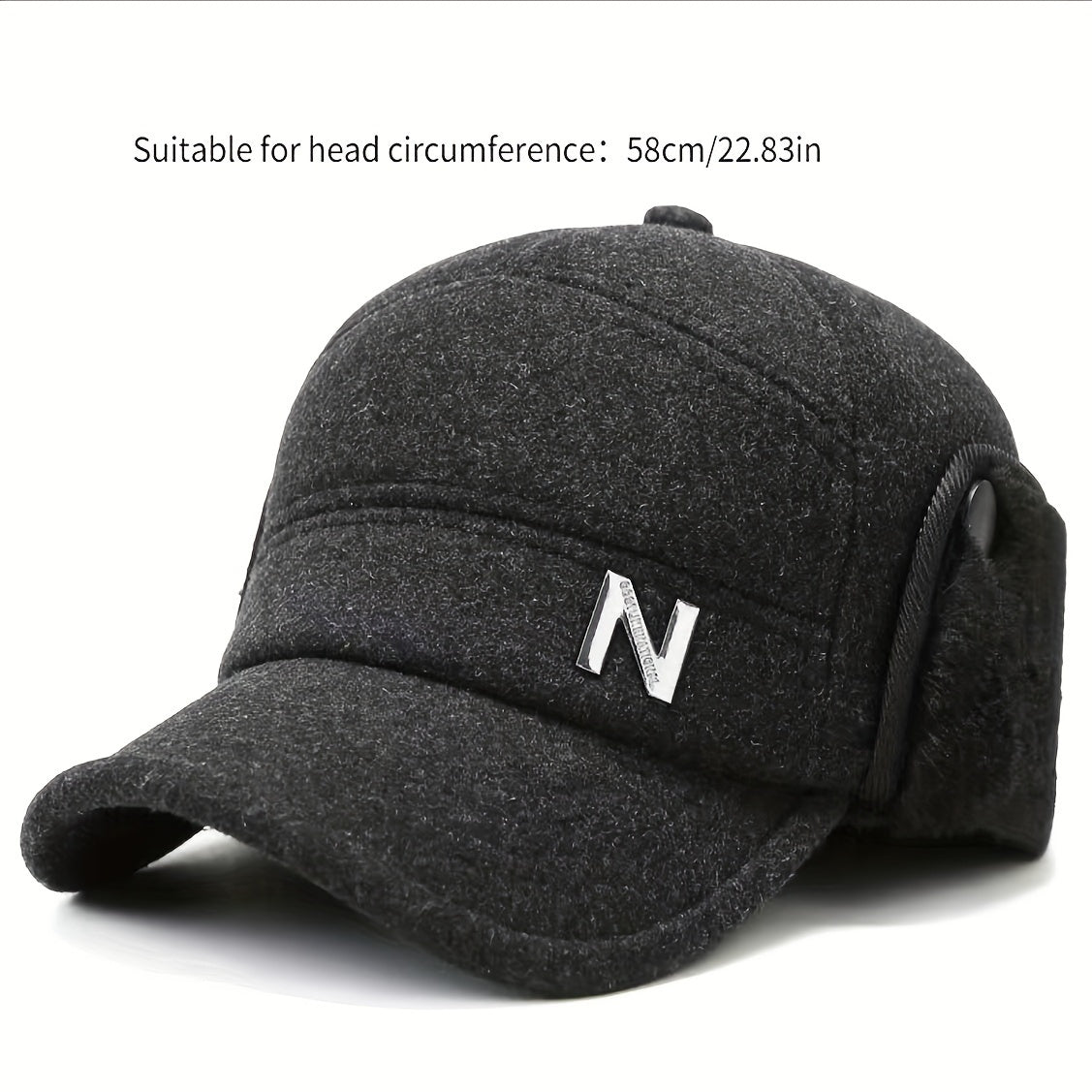 Winter Cap With Earflap Outdoor Snapback Warm Flat Top Military Hats Sun Protect
