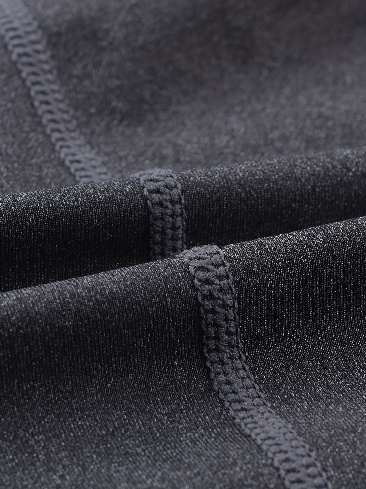 Men's Fleece Workout Shirt Active High Stretch Compression Base Layer