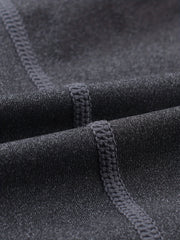Men's Fleece Workout Shirt Active High Stretch Compression Base Layer