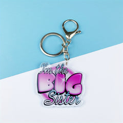 Sisters Acrylic Keychain Set - Perfect Gift for Christmas and Birthdays