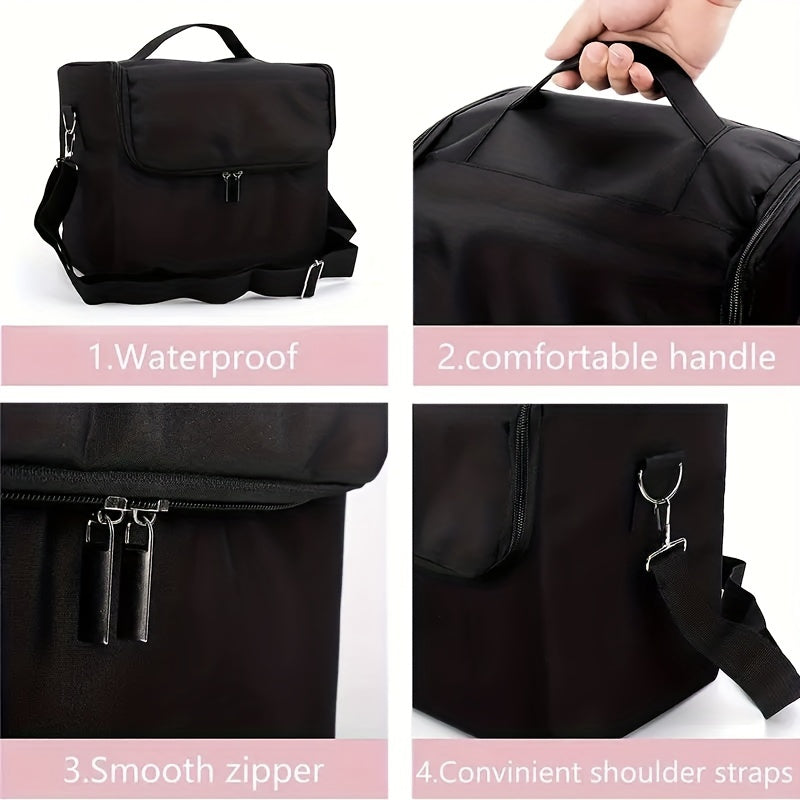 Large Makeup Organizer Case Professional Nail Train Bag